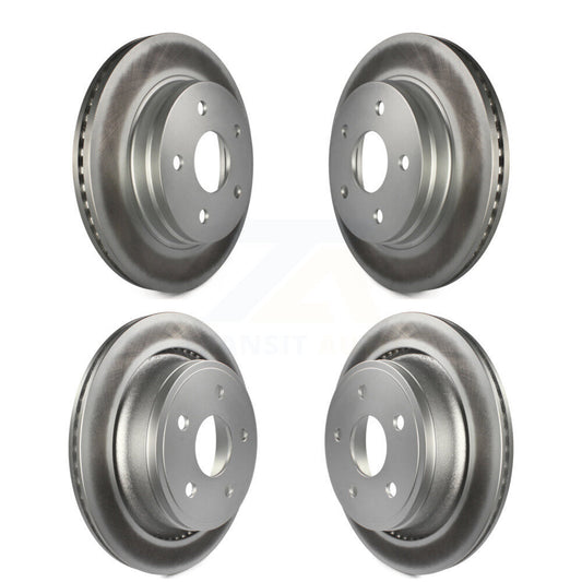 [Avant + Arrière] Kit de disque (revêtu) de frein pour Ram 1500 Dodge Durango Classic Chrysler Aspen KG-100828