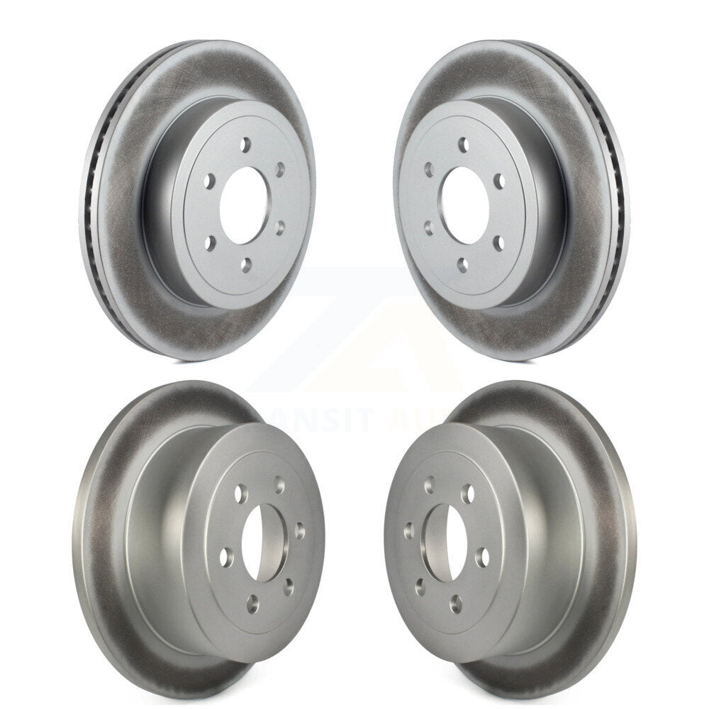 [Avant + Arrière] Kit de disque (revêtu) de frein pour 2003-2004 Dodge Dakota KG-100830