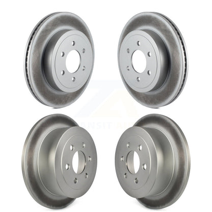 [Avant + Arrière] Kit de disque (revêtu) de frein pour 2003-2004 Dodge Dakota KG-100830
