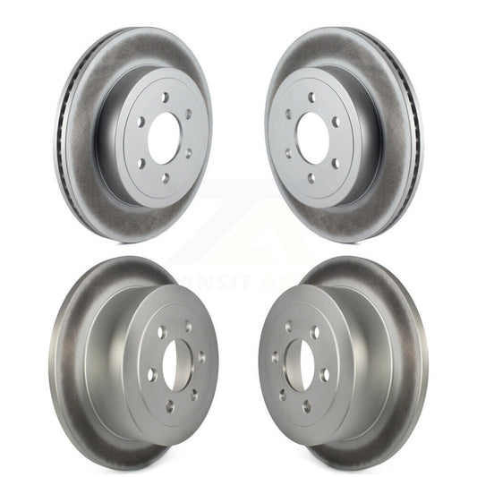 [Avant + Arrière] Kit de disque (revêtu) de frein pour 2003-2004 Dodge Dakota KG-100830