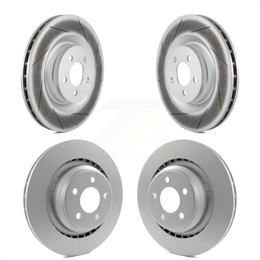 [Avant + Arrière] Kit de disque (revêtu) de frein pour Dodge Charger Chrysler 300 Challenger Magnum KG-100837 par Genius