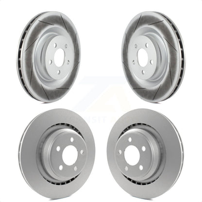 [Avant + Arrière] Kit de disque (revêtu) de frein pour Dodge Charger Chrysler 300 Challenger Magnum KG-100837 par Genius