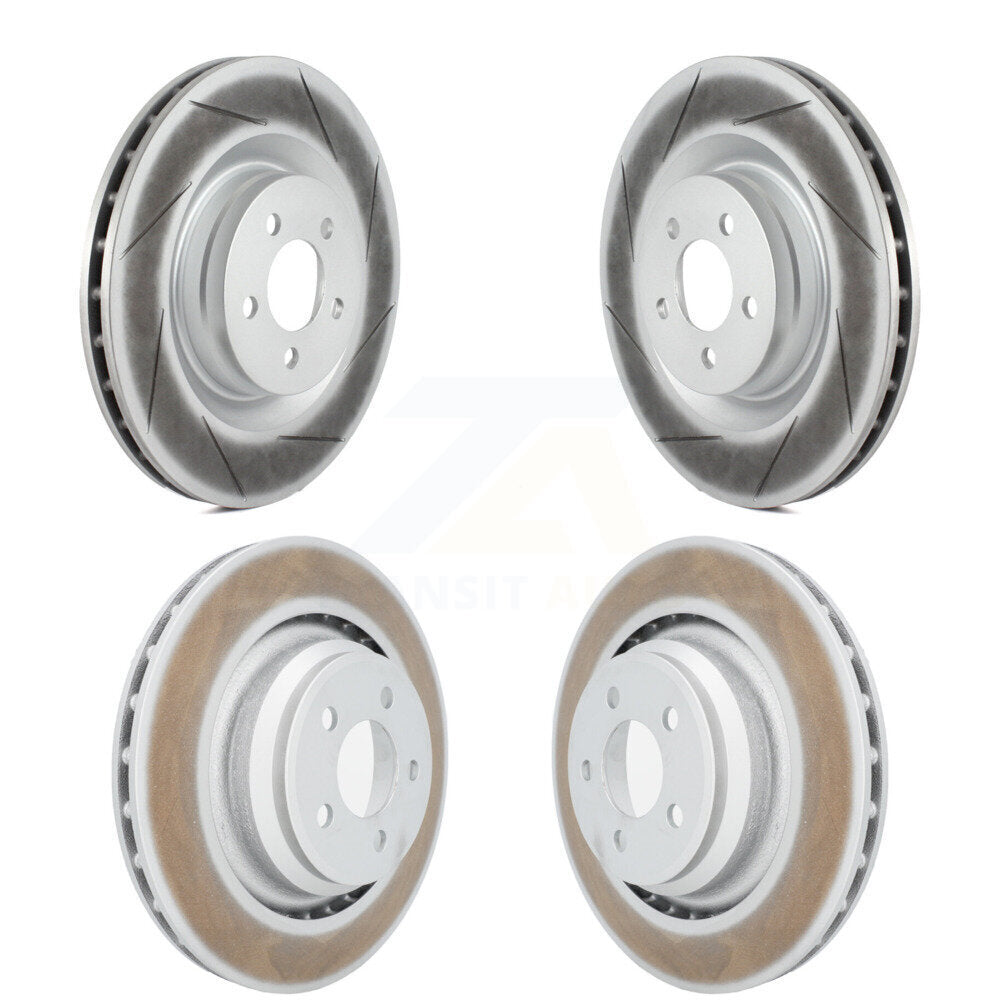 [Avant + Arrière] Kit de disque (revêtu) de frein pour Dodge Charger Chrysler 300 Challenger Magnum KG-100837