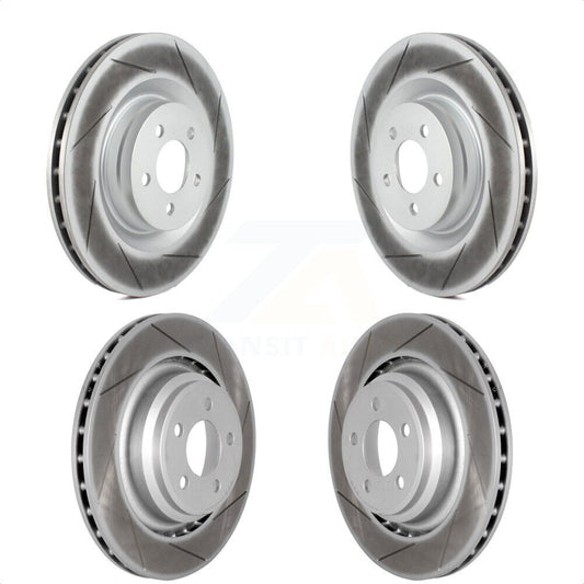 [Avant + Arrière] Kit de disque (revêtu) de frein pour Dodge Charger Chrysler 300 Challenger Magnum KG-100838 par Genius