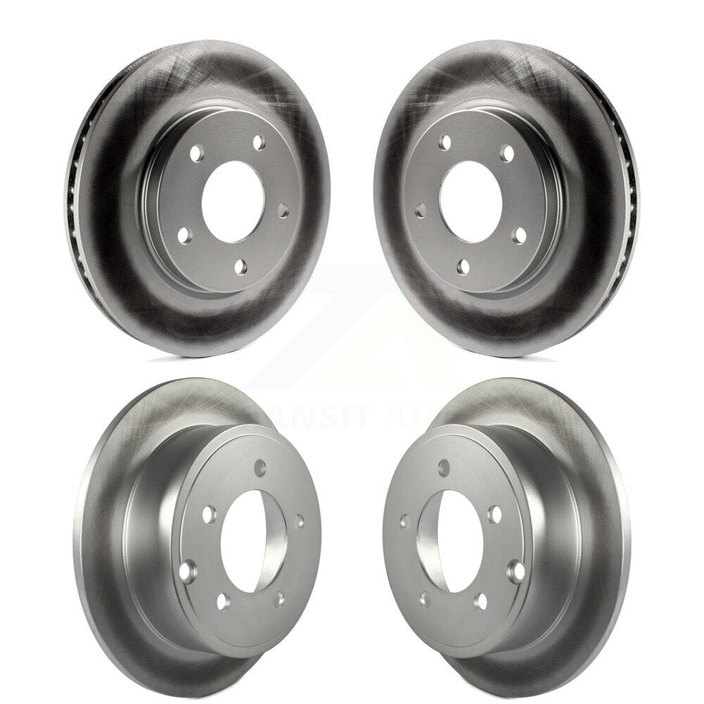 [Avant + Arrière] Kit de disque (revêtu) de frein pour Dodge Caliber Mitsubishi Lancer KG-100839