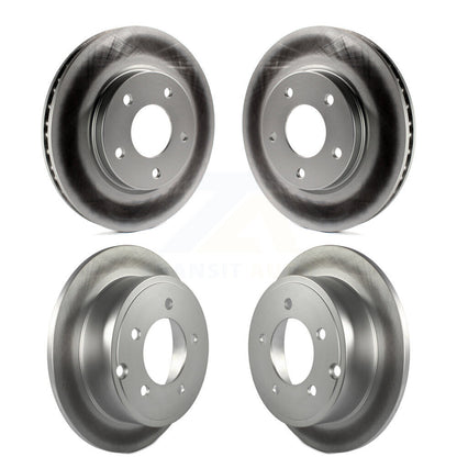 [Avant + Arrière] Kit de disque (revêtu) de frein pour Dodge Caliber Mitsubishi Lancer KG-100839