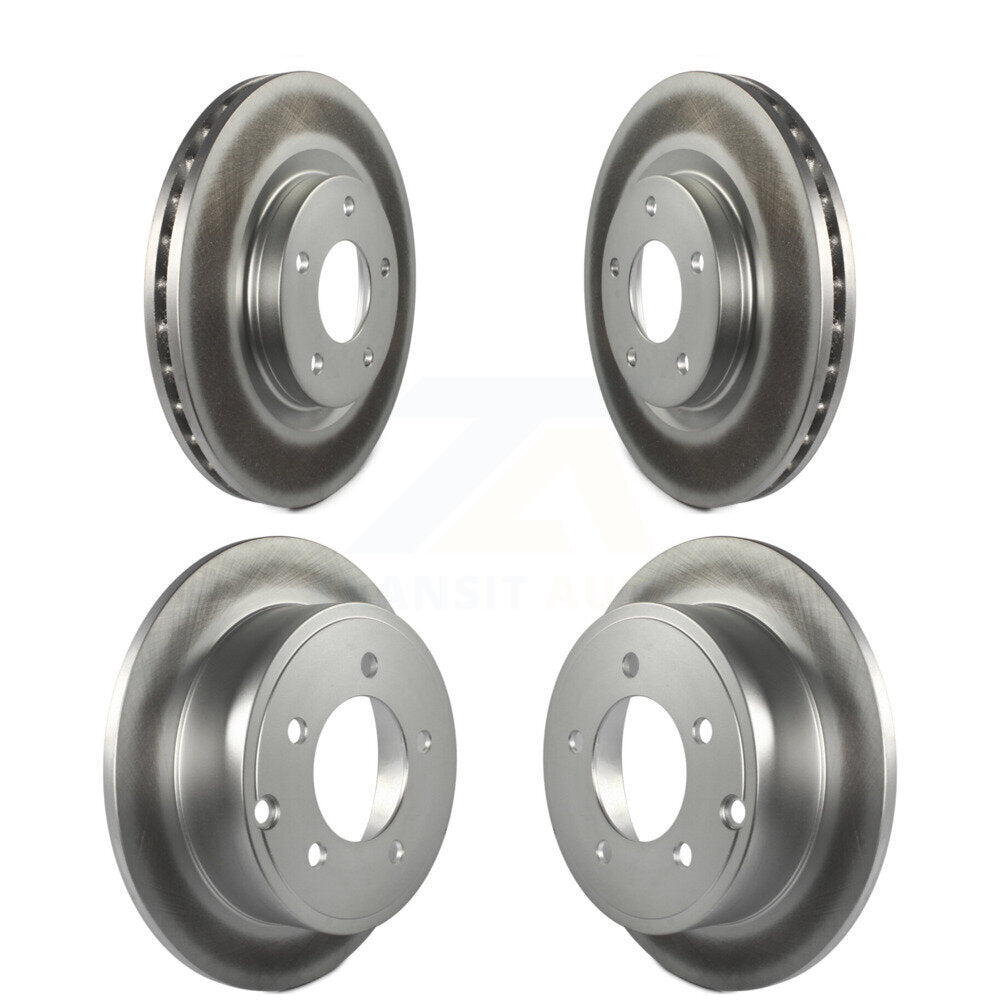 [Avant + Arrière] Kit de disque (revêtu) de frein pour Jeep Patriot Dodge Compass Caliber Chrysler Avenger Sebring 200 KG-100840