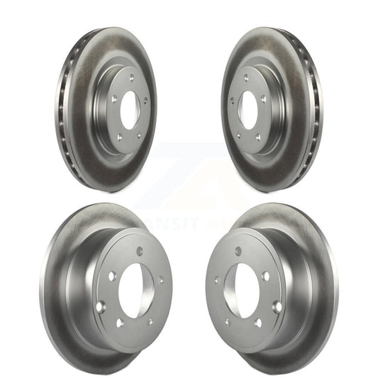 [Avant + Arrière] Kit de disque (revêtu) de frein pour Jeep Patriot Dodge Compass Caliber Chrysler Avenger Sebring 200 KG-100840