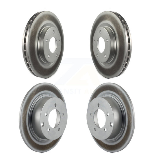 [Avant + Arrière] Kit de disque (revêtu) de frein pour Jeep Patriot Compass Chrysler Dodge Avenger Mitsubishi Sebring Lancer 200 Outlander Sport RVR KG-100841