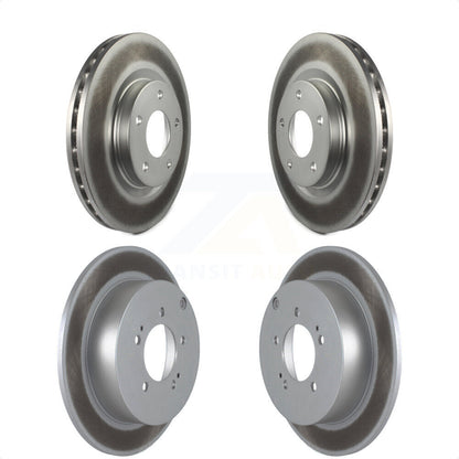 [Avant + Arrière] Kit de disque (revêtu) de frein pour Mitsubishi Outlander KG-100842 par Genius