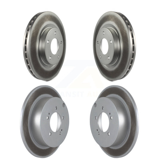 [Avant + Arrière] Kit de disque (revêtu) de frein pour Mitsubishi Outlander KG-100842