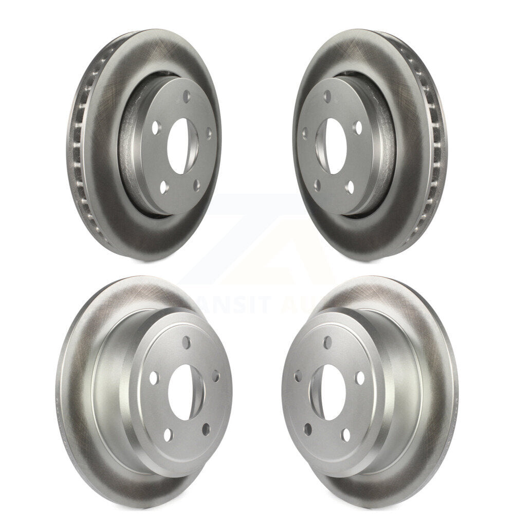 [Avant + Arrière] Kit de disque (revêtu) de frein pour Jeep Wrangler JK KG-100844