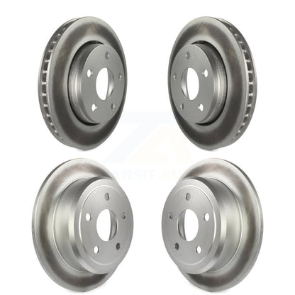 [Avant + Arrière] Kit de disque (revêtu) de frein pour Jeep Wrangler JK KG-100844