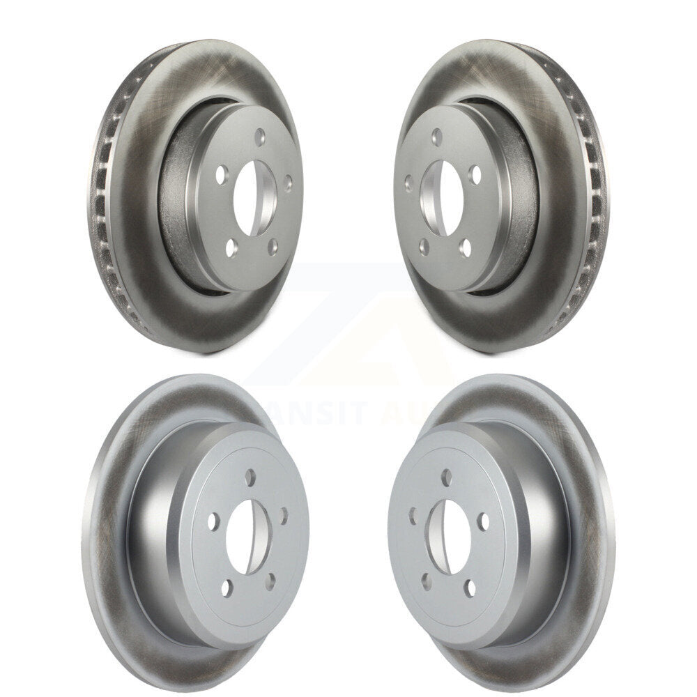 [Avant + Arrière] Kit de disque (revêtu) de frein pour Jeep Liberty Dodge Nitro KG-100845