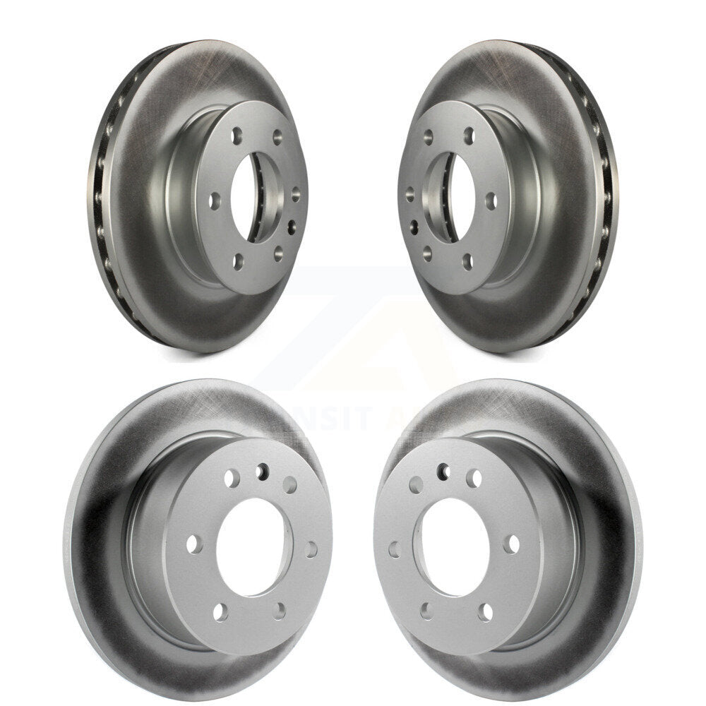 [Avant + Arrière] Kit de disque (revêtu) de frein pour Sprinter 2500 Mercedes-Benz Freightliner Dodge 3500 KG-100847