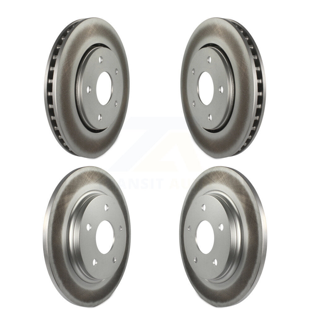 [Avant + Arrière] Kit de disque (revêtu) de frein pour Dodge Grand Caravan Chrysler Town & Country Journey Volkswagen Routan Ram C/V KG-100848