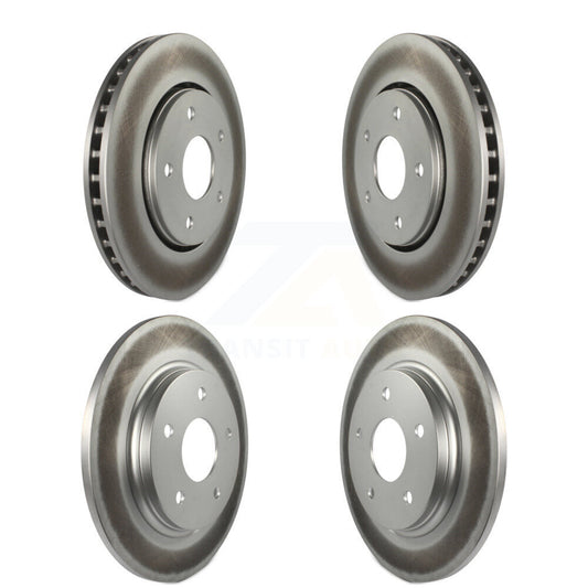 [Avant + Arrière] Kit de disque (revêtu) de frein pour Dodge Grand Caravan Chrysler Town & Country Journey Volkswagen Routan Ram C/V KG-100848