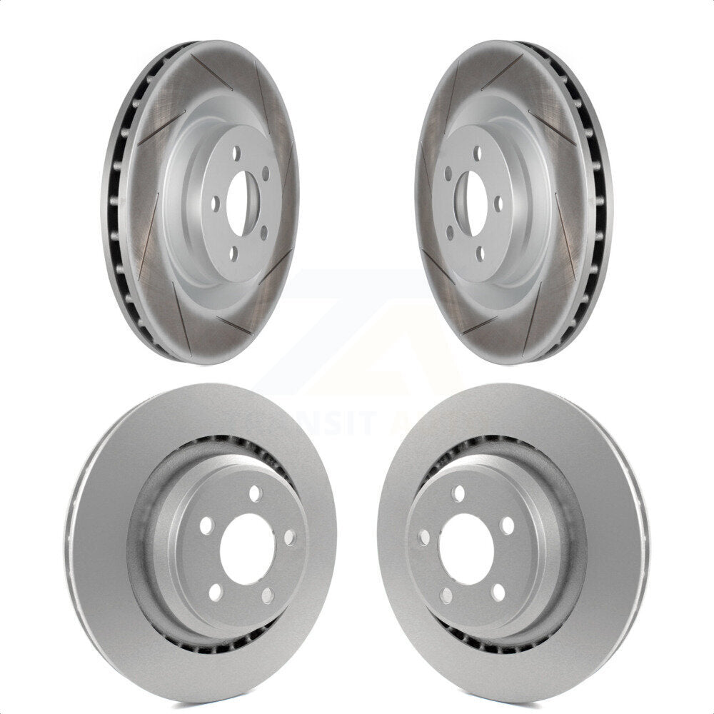 [Avant + Arrière] Kit de disque (revêtu) de frein pour Dodge Charger Chrysler 300 Challenger Magnum KG-100849 par Genius