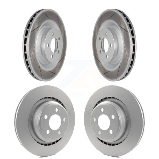 [Avant + Arrière] Kit de disque (revêtu) de frein pour Dodge Charger Chrysler 300 Challenger Magnum KG-100849 par Genius