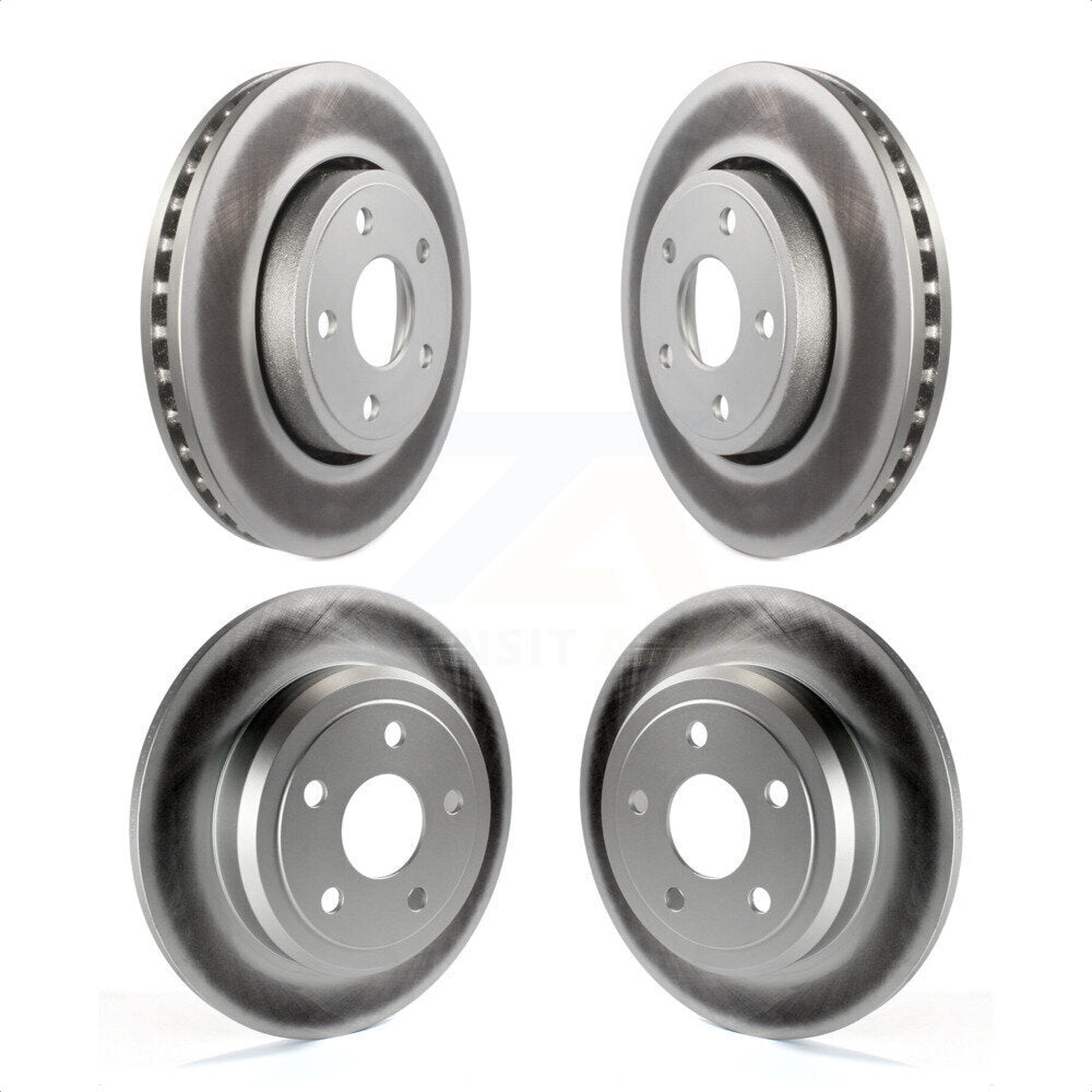 [Avant + Arrière] Kit de disque (revêtu) de frein pour Dodge Durango KG-100853 par Genius