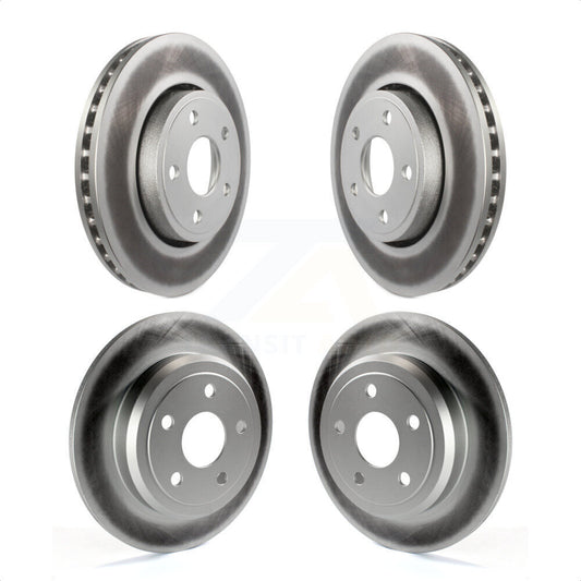 [Avant + Arrière] Kit de disque (revêtu) de frein pour Dodge Durango KG-100853 par Genius