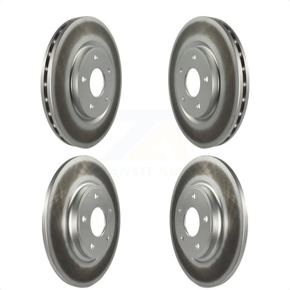 [Avant + Arrière] Kit de disque (revêtu) de frein pour Dodge Grand Caravan Journey Chrysler Town & Country Ram C/V Volkswagen Routan KG-100856 par Genius