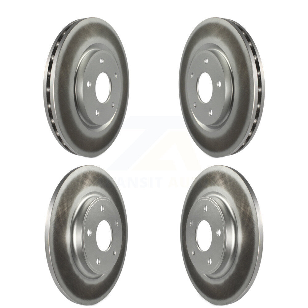 [Avant + Arrière] Kit de disque (revêtu) de frein pour Dodge Grand Caravan Journey Chrysler Town & Country Ram C/V Volkswagen Routan KG-100856