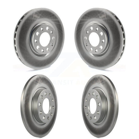 [Avant + Arrière] Kit de disque (revêtu) de frein pour 2015-2017 Chrysler 200 avec 305mm Diameter Rotor KG-100859