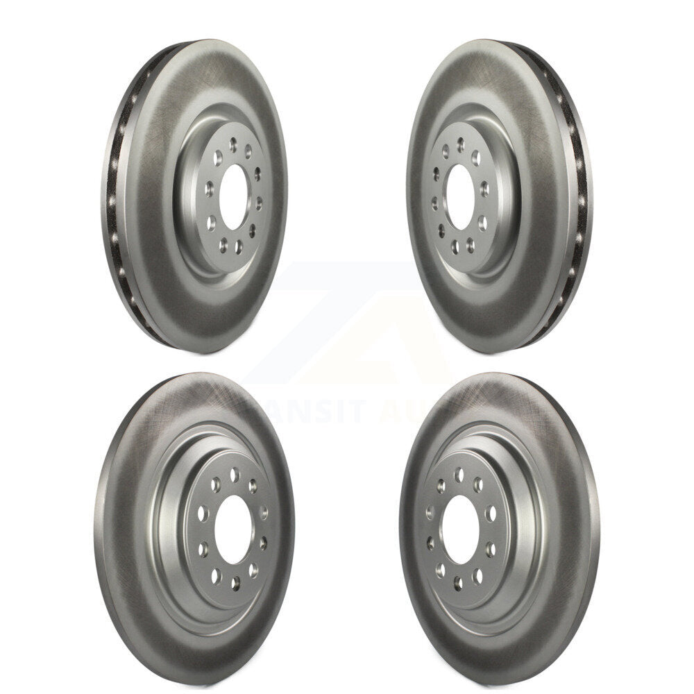 [Avant + Arrière] Kit de disque (revêtu) de frein pour 2014-2021 Jeep Cherokee avec Dual Piston Caliper KG-100862