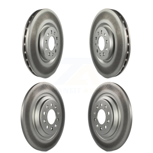 [Avant + Arrière] Kit de disque (revêtu) de frein pour 2014-2021 Jeep Cherokee avec Dual Piston Caliper KG-100862