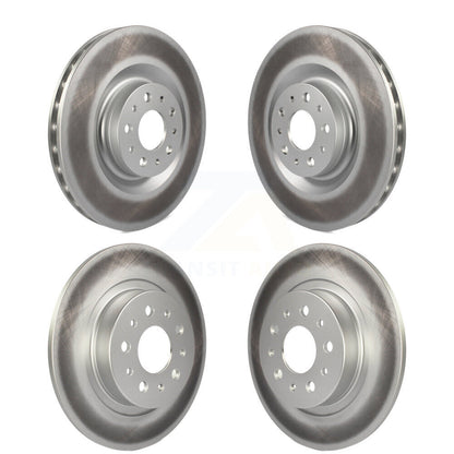 [Avant + Arrière] Kit de disque (revêtu) de frein pour 2014-2020 Fiat 500L KG-100863