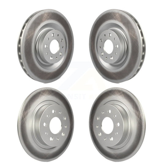 [Avant + Arrière] Kit de disque (revêtu) de frein pour 2014-2020 Fiat 500L KG-100863