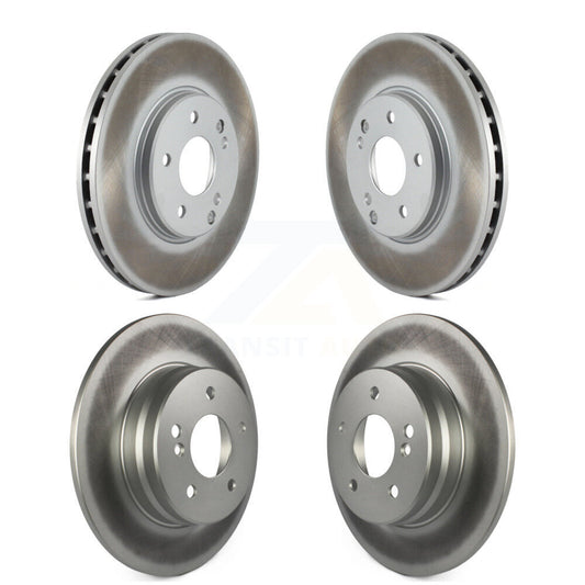 [Avant + Arrière] Kit de disque (revêtu) de frein pour Mercedes-Benz E320 CLK320 C240 CLK350 C320 C280 CLK430 E430 C350 E300 KG-100886