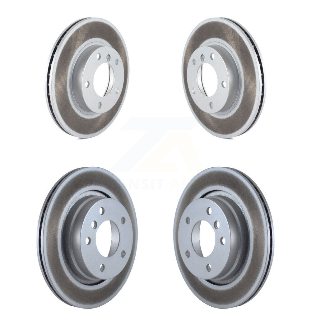 [Avant + Arrière] Kit de disque (revêtu) de frein pour 1996-1998 BMW 328i 328is avec 294mm Diameter Rotor KG-100889