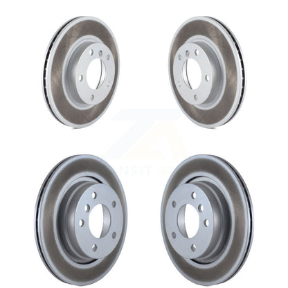 [Avant + Arrière] Kit de disque (revêtu) de frein pour 1996-1998 BMW 328i 328is avec 294mm Diameter Rotor KG-100889