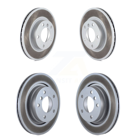 [Avant + Arrière] Kit de disque (revêtu) de frein pour 1996-1998 BMW 328i 328is avec 294mm Diameter Rotor KG-100889
