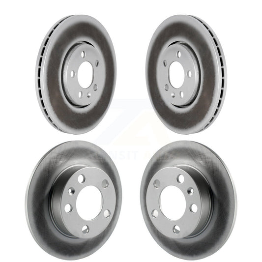 [Avant + Arrière] Kit de disque (revêtu) de frein pour Volkswagen Beetle Jetta Golf KG-100896