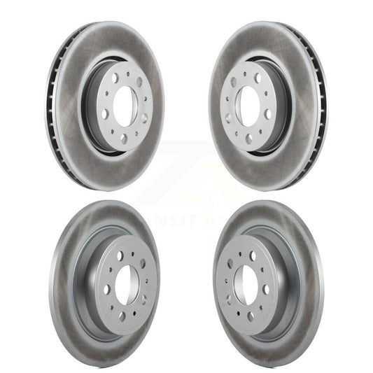 [Avant + Arrière] Kit de disque (revêtu) de frein pour Volvo S60 V70 XC70 S80 KG-100908