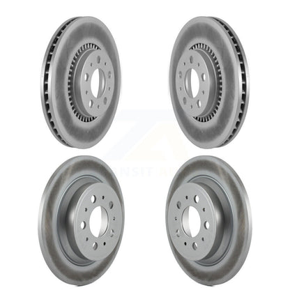 [Avant + Arrière] Kit de disque (revêtu) de frein pour Volvo S60 V70 XC70 S80 KG-100909