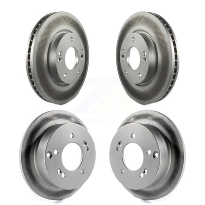 [Avant + Arrière] Kit de disque (revêtu) de frein pour Hyundai Sonata Kia Sportage Tucson Optima Magentis KG-100921