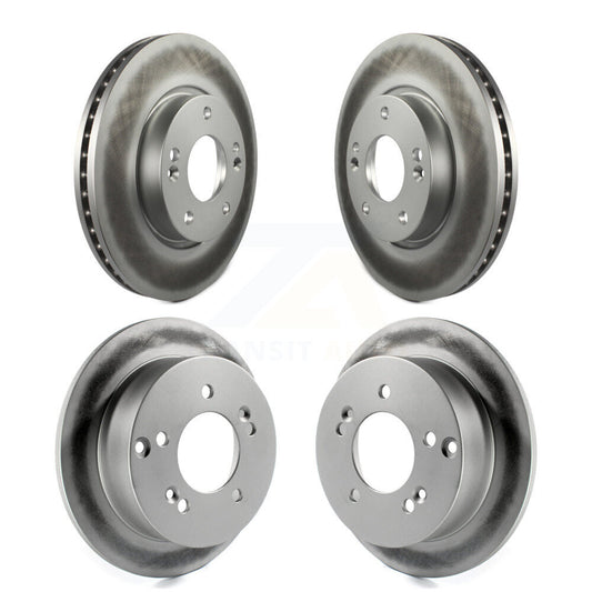 [Avant + Arrière] Kit de disque (revêtu) de frein pour Hyundai Sonata Kia Sportage Tucson Optima Magentis KG-100921