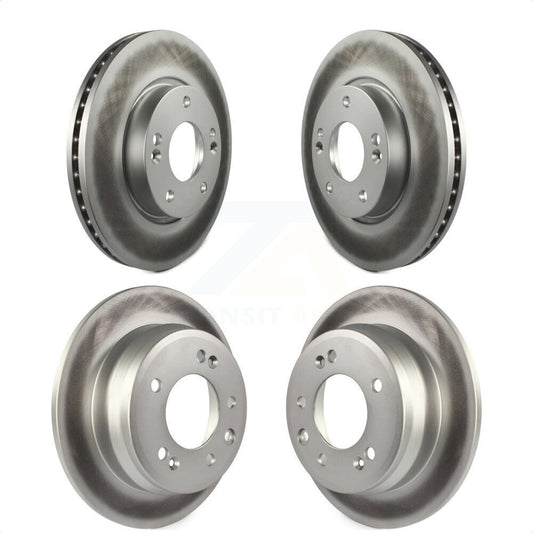 [Avant + Arrière] Kit de disque (revêtu) de frein pour Hyundai Elantra Tucson Kia Sportage KG-100924 par Genius