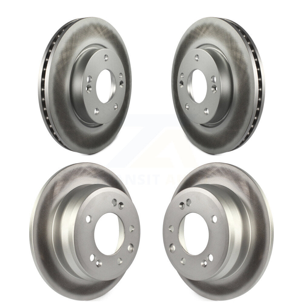 [Avant + Arrière] Kit de disque (revêtu) de frein pour Hyundai Elantra Tucson Kia Sportage KG-100924