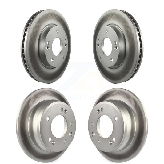 [Avant + Arrière] Kit de disque (revêtu) de frein pour Hyundai Elantra Tucson Kia Sportage KG-100924