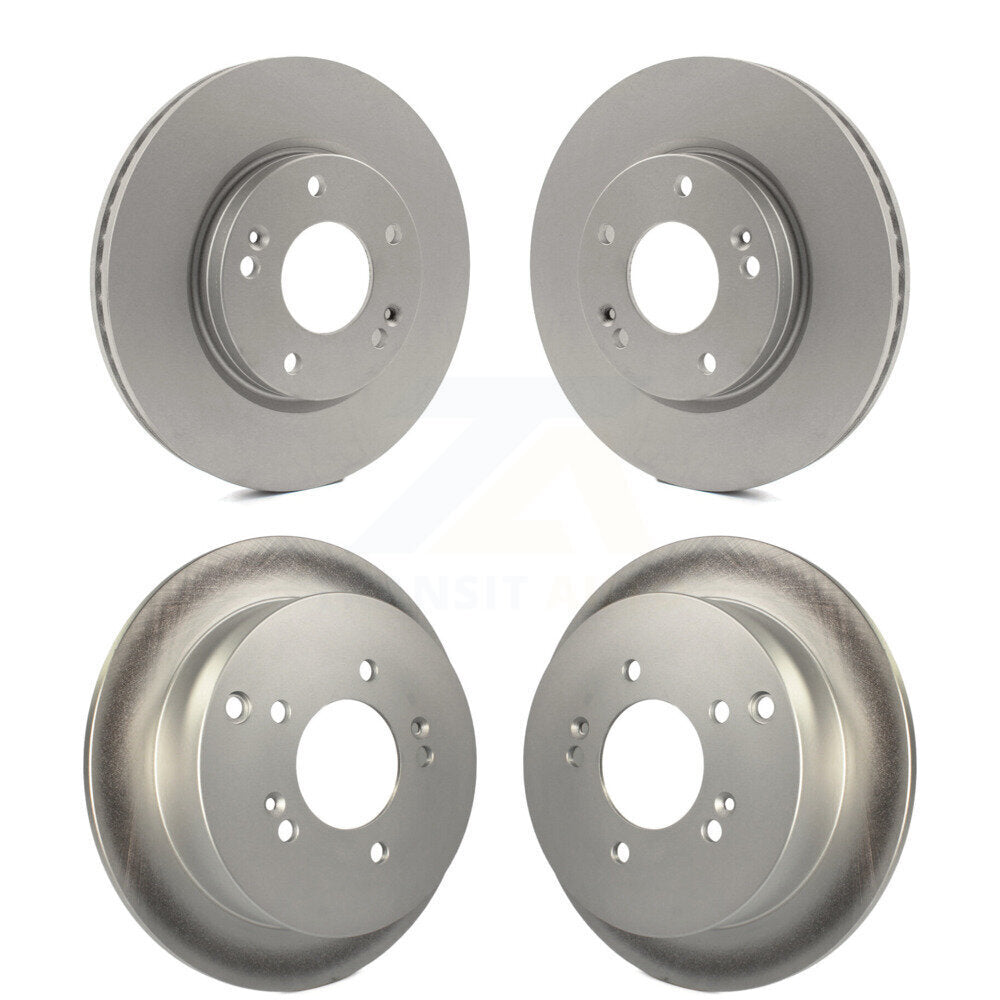 [Avant + Arrière] Kit de disque (revêtu) de frein pour 2001-2006 Hyundai Santa Fe avec 276mm Diameter Rotor KG-100926