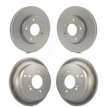 [Avant + Arrière] Kit de disque (revêtu) de frein pour 2001-2006 Hyundai Santa Fe avec 276mm Diameter Rotor KG-100926