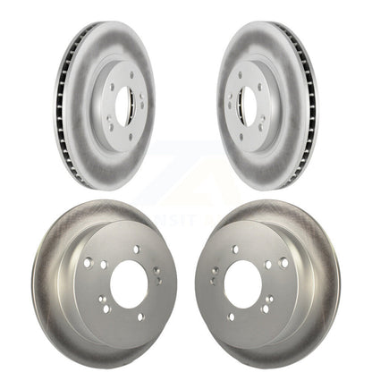 [Avant + Arrière] Kit de disque (revêtu) de frein pour 2001-2006 Hyundai Santa Fe avec 294mm Diameter Rotor KG-100927