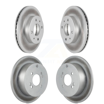 [Avant + Arrière] Kit de disque (revêtu) de frein pour 2006 Hyundai Accent Hatchback KG-100948