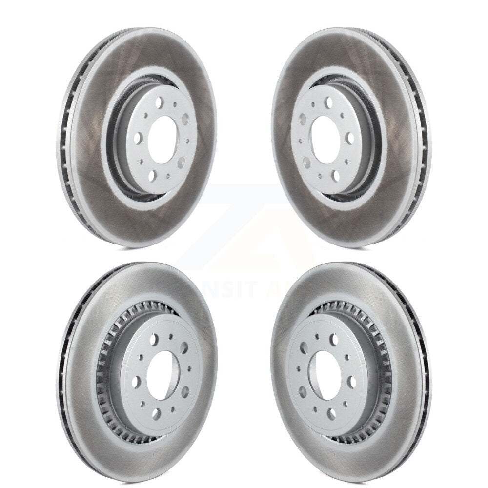[Avant + Arrière] Kit de disque (revêtu) de frein pour 2003-2014 Volvo XC90 avec 316mm Diameter Rotor KG-100955