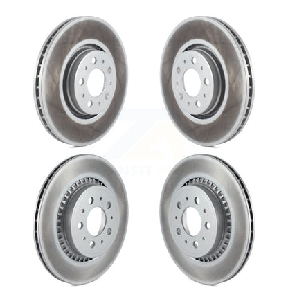 [Avant + Arrière] Kit de disque (revêtu) de frein pour 2003-2014 Volvo XC90 avec 316mm Diameter Rotor KG-100955